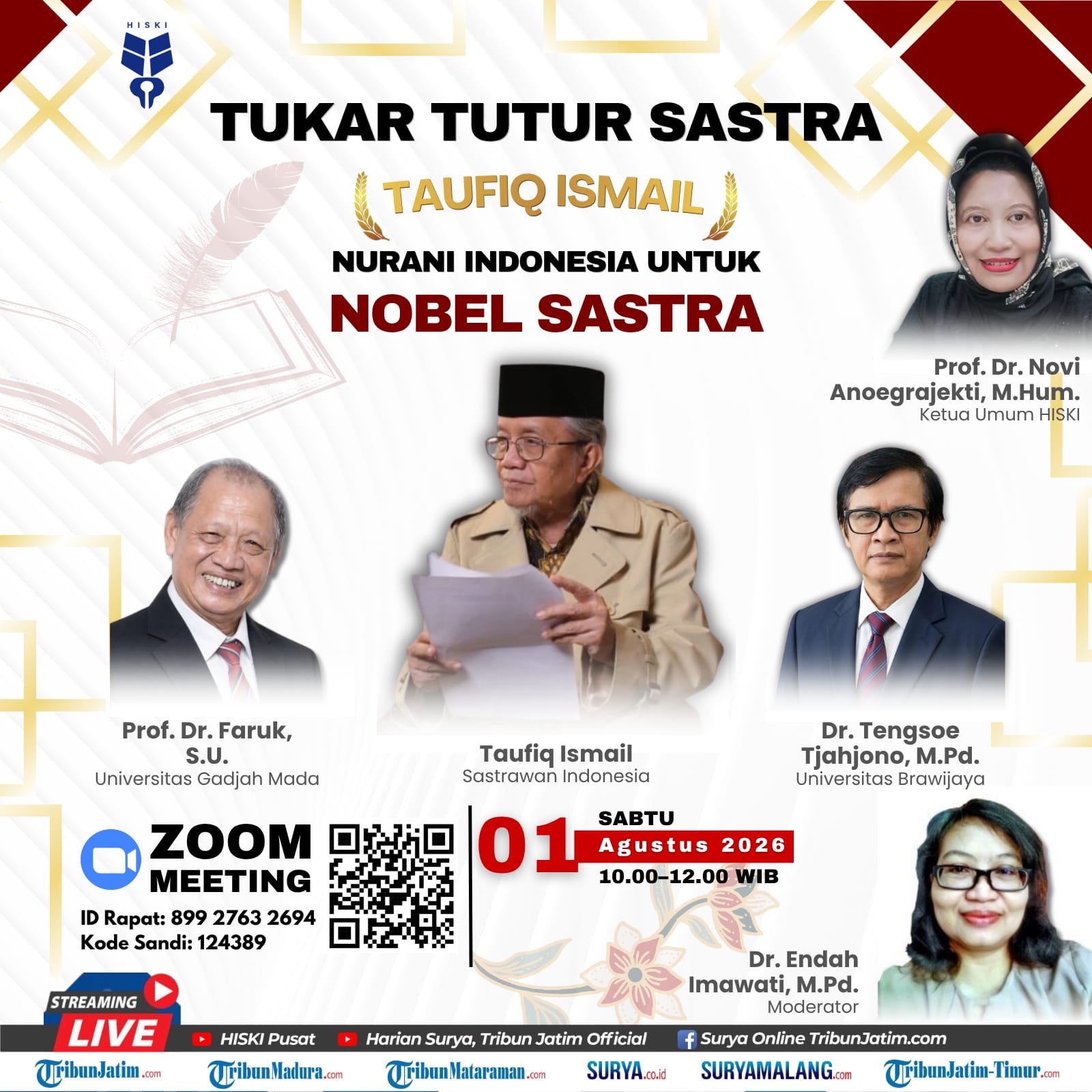 Flyer TTS Taufiq Ismail